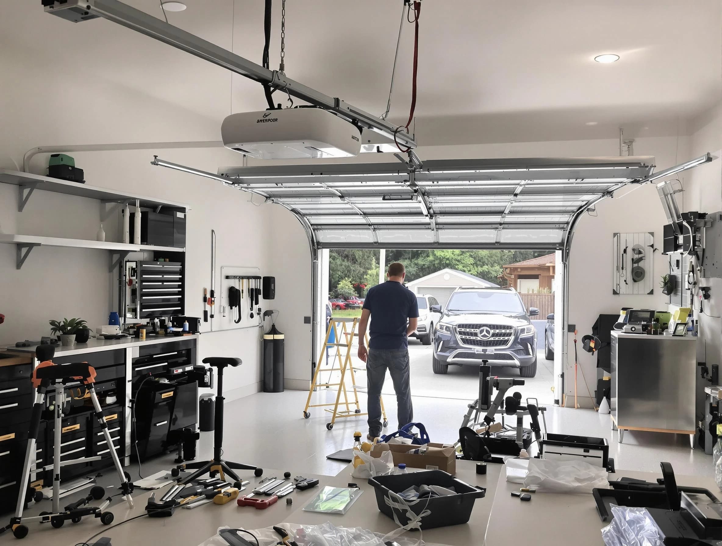 Garage door opener installation by Boulder Garage Door Repair in Boulder