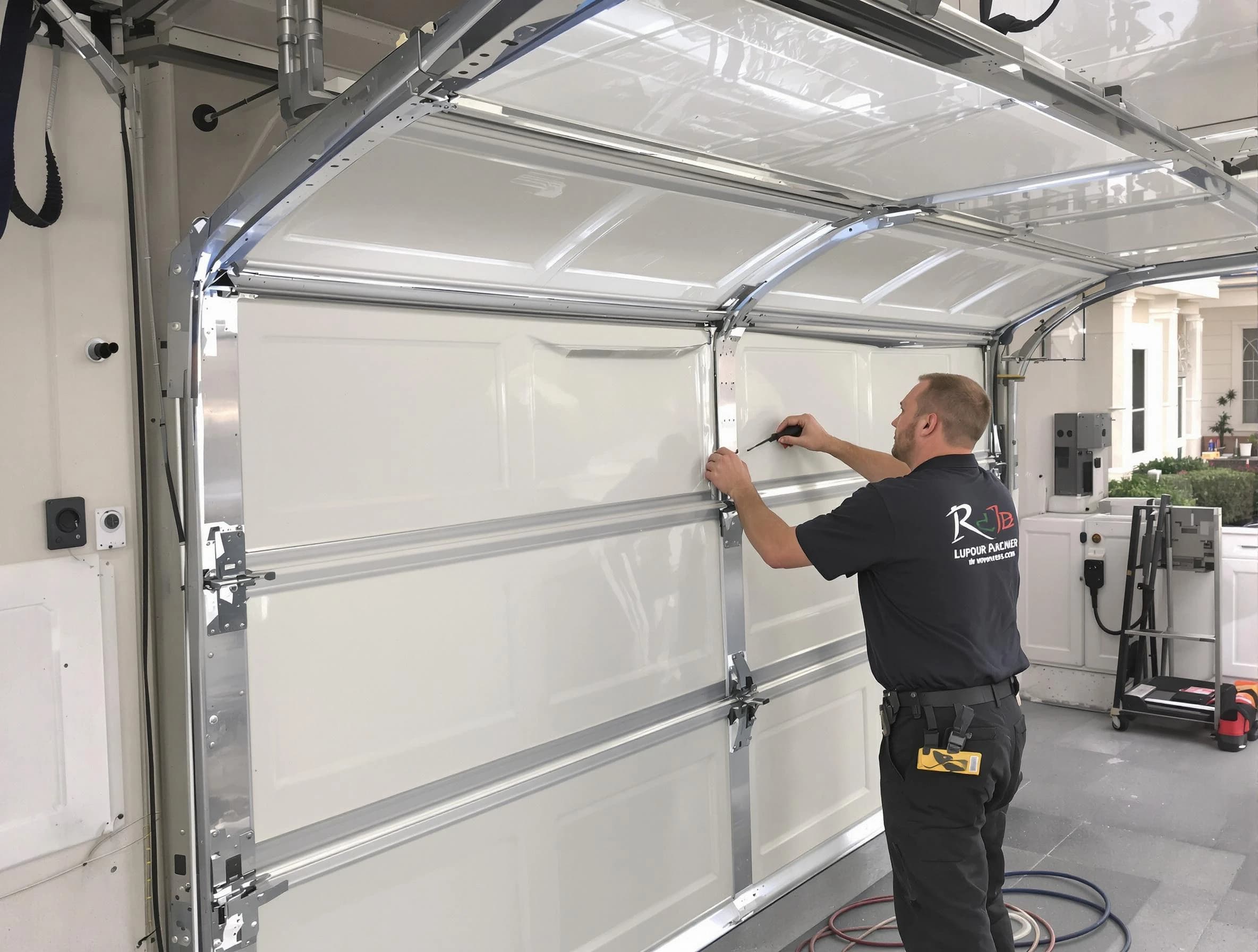 Boulder Garage Door Repair professional performing panel repair in Boulder