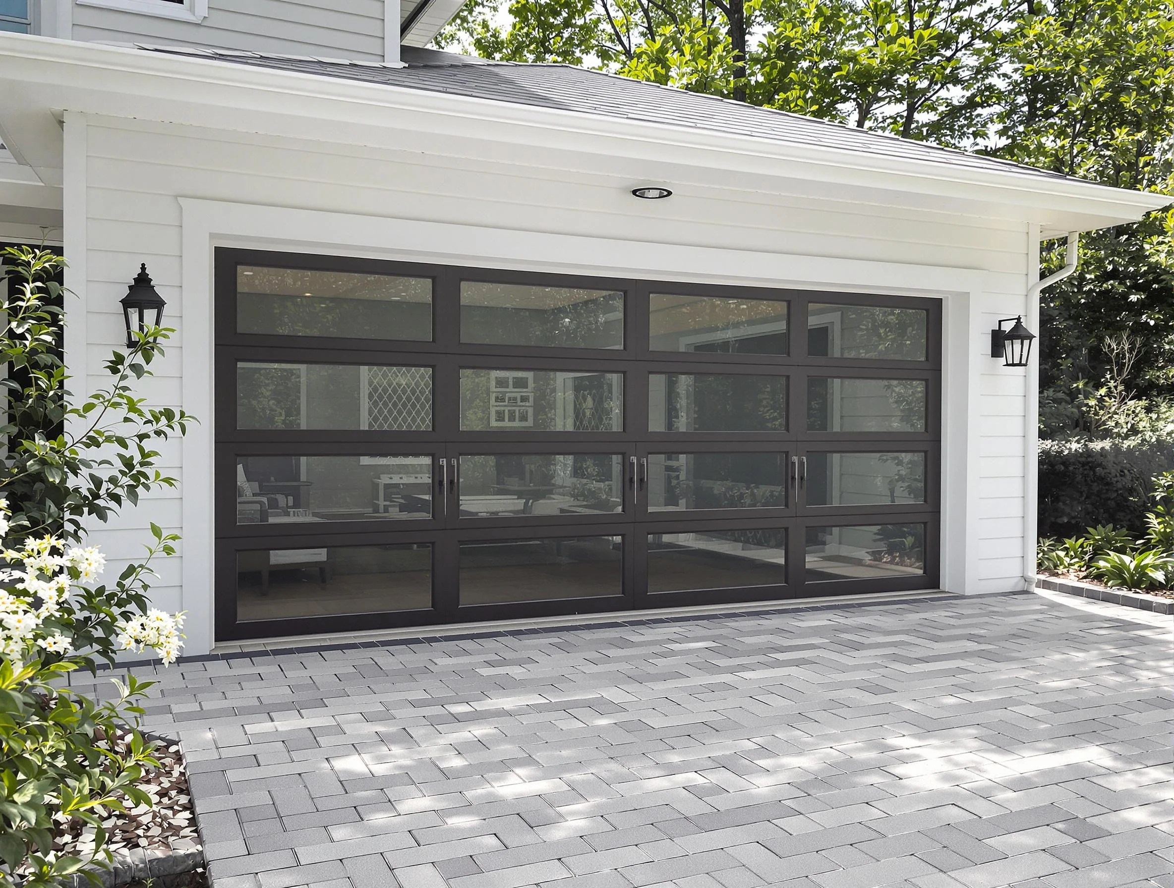 Boulder Garage Door Repair design specialist presenting custom garage door options to Boulder homeowner