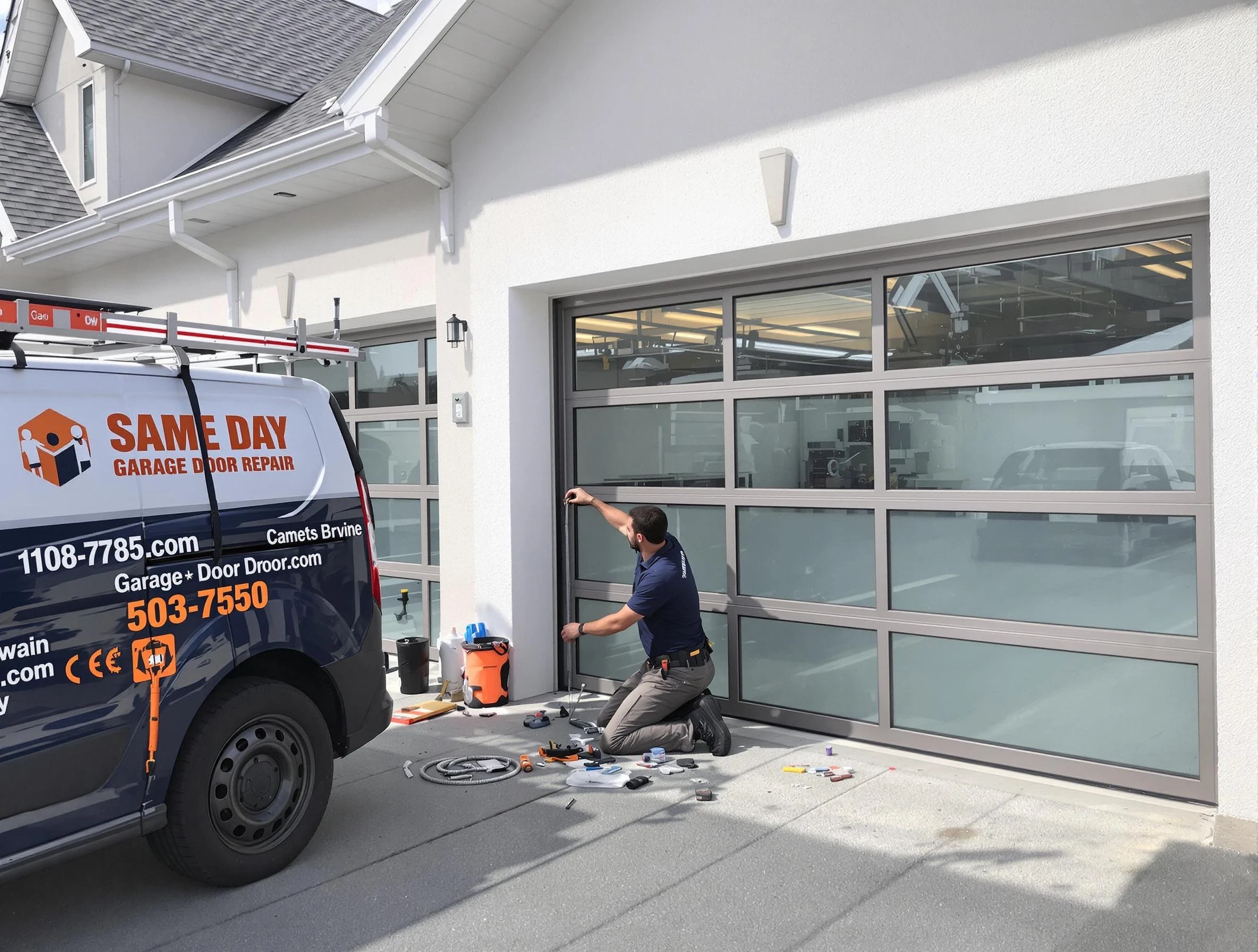 Same-day garage door repair service by Boulder Garage Door Repair in Boulder